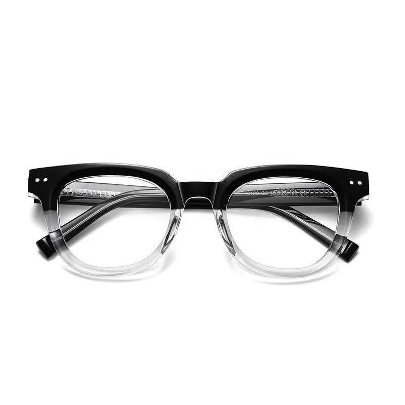 ZOWIN-إطار نظارات, إطار نظارات موديل 2120 مستدير ، إطار جاهز مصنوع من الضوء الأزرق ، إطار TR90 بصري ، إطار معدني ثابت