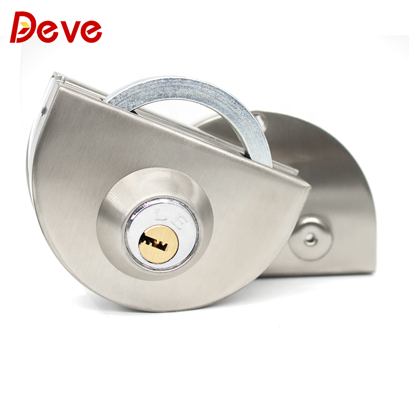 Free Sample Semi Circular Glass Lock