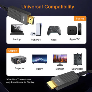 La <span class=keywords><strong>mejor</strong></span> calidad 10M 20M 30M 50M 100M 8K <span class=keywords><strong>Cable</strong></span> de fibra óptica <span class=keywords><strong>HDMI</strong></span> 48Gbps 8K60Hz 4K120Hz <span class=keywords><strong>Cable</strong></span> <span class=keywords><strong>HDMI</strong></span> plateado - Product Image 5