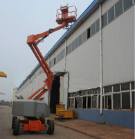 Plateforme de travail mobile articulée diesel/électrique YUFEI, nacelle élévatrice hydraulique à flèche courbée autopropulsée télescopique