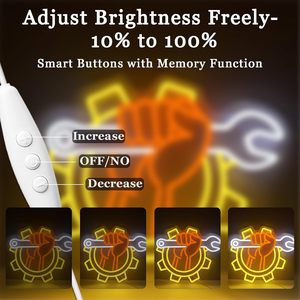 Enseigne lumineuse à clé pour décoration murale Enseigne de garage <span class=keywords><strong>LED</strong></span> alimentée par USB Logo de boutique, <span class=keywords><strong>néon</strong></span> <span class=keywords><strong>Led</strong></span> personnalisé - Product Image 3