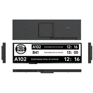 Écran E-Ink de 28 pouces Moniteur extérieur Prix de gros Station de bus Affichage E-Paper Panneau publicitaire électronique en papier Kiosque E-Ink - Product Image 1