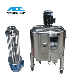 Homogénéisateur mélangeur à double enveloppe à cisaillement élevé 500L avec grattoir en PTFE et vitesse variable - Product Image 4