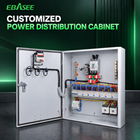 Armoire de distribution électrique basse tension triphasée et monophasée personnalisée EBASEE avec coffret de commande électrique MCCB MCB