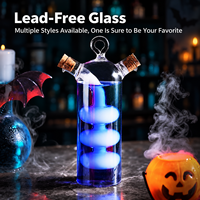 Verre à cocktail créatif en forme d'oiseau, coupe à martini unique pour Halloween, Noël, fête, bar, mariage, cadeau, vente en gros