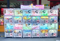 Máquina expendedora de cápsulas Gacha de doble piso, operada con monedas, personalizable, de WANGERBAO, para juegos de arcade.