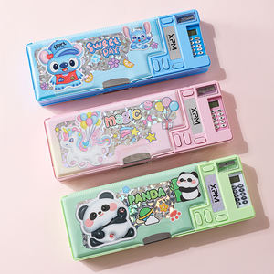 Boîte à crayons multifonctionnelle personnalisée XPM, licorne, pour filles, calculatrice, boîte à stylos, <span class=keywords><strong>taille</strong></span>-<span class=keywords><strong>crayon</strong></span>, papeterie, boîte cadeau pour garçons et filles - Product Image 3