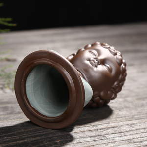 The Little Monk Censer Use in Home Teahouse Creative Home Decor <strong>Small</strong> Buddha Incense Holder Backflow Incense Burner - Product Image 6
