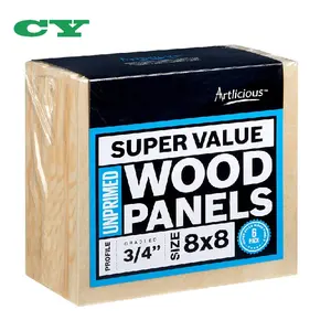 Great Alternative to Canvas Panels Stretched Canvas And Canvas Rolls Set of 6 Super Value Wood Panel Boards