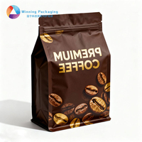 Sachet Doypack Personnalisé Imprimé avec Fermeture Ziplock en PE de Qualité Alimentaire pour Emballage Café et Thé, Idéal pour le Stockage des Aliments