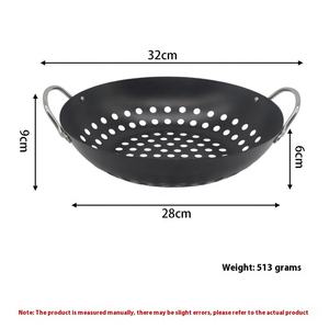 ตะกร้าผักผลไม้พร้อมชุดเครื่องมือบาร์บีคิวทนทานถาดกรองน้ำสำหรับตั้งแคมป์กลางแจ้ง - Product Image 4