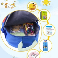 Sac à dos personnalisé pour la maternelle, mignon, en nylon et polyester respirant, léger, avec impression de texte, idéal comme cadeau