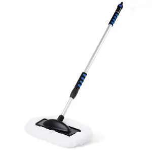 <span class=keywords><strong>Amazon</strong></span> Commercial Lot de 1 balai en microfibres pour <span class=keywords><strong>lavage</strong></span> de <span class=keywords><strong>voiture</strong></span> avec manche télescopique et <span class=keywords><strong>brosse</strong></span> d'alimentation en eau pour un nettoyage en profondeur - Product Image 1