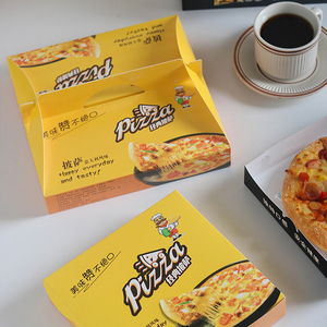 Caixa de Pizza Ecológica Personalizada com Logotipo, Livre de Óleo Mineral e Grau Alimentício, com Alça, para Viagem, <span class=keywords><strong>8</strong></span>-16 Polegadas - Product Image 4