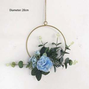 Cesta tejida Arte <span class=keywords><strong>para</strong></span> paredes Flores coloridas Lavandería Balcón Colgante Maceta grande <span class=keywords><strong>Colgar</strong></span> Suculentas Cestas de mimbre Plantas - Product Image 2