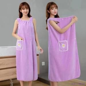 Serviettes pour femmes, peignoirs de bain portables à séchage rapide pour filles, vêtements de bain, serviettes de bain et de sport - Product Image 3