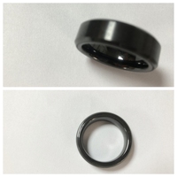 Bague Intelligente YIAN en Céramique et Résine Époxy, Bague NFC pour Paiement Sans Contact, Porte-clés Tesla, Mini-Tag 13.56MHz, Logo en Acier, Bois et Céramique