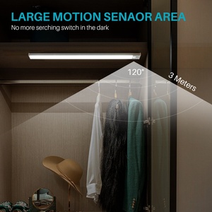 Moderno 1500mAh USB grande debajo del Gabinete <span class=keywords><strong>Luz</strong></span> LED <span class=keywords><strong>Sensor</strong></span> de movimiento Iluminación de cocina <span class=keywords><strong>con</strong></span> dirección de sombra hacia arriba - Product Image 6
