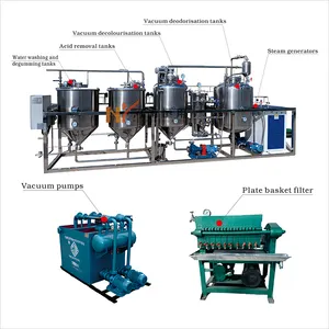 DEA-EX-50 Best quality shea butter oil refinery machine rice bran oil extraction refining and sunflower oil refined equipment