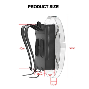 <strong>Newest</strong> 3D Hologram LED Fan Backpack 52cm for Indoor Event Advertisement &amp; <strong>Projector</strong> Display OEM <strong>Supplier</strong> - Product Image 3