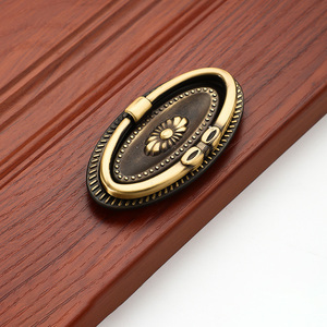 Tiradores de armario de latón con cajón francés Vintage, tiradores de armario, tiradores de <span class=keywords><strong>cocina</strong></span> antiguos, perilla, diseño de Hardware para Villas, apartamentos, Hotel - Product Image 5