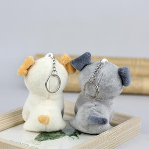 HY198 Wolfhound peluche portachiavi giocattolo Kawaii Cartoon <span class=keywords><strong>lupo</strong></span> <span class=keywords><strong>cane</strong></span> farcito bambola portachiavi simpatico <span class=keywords><strong>cane</strong></span> <span class=keywords><strong>lupo</strong></span> - Product Image 4