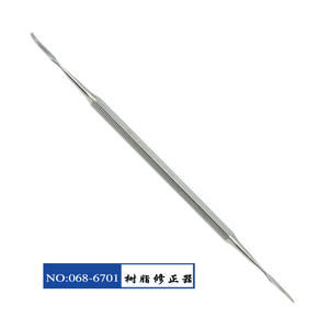 Instrumento de Relleno Dental de Doble Cabeza de Acero Inoxidable, Corrector Estético para Limpieza y Relleno Dental - Product Image 5