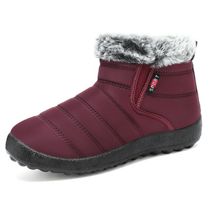 Bottes d'hiver mi-hautes en coton pour femmes, confortables, imperméables, en polyuréthane, résistantes au froid, chaudes, pour femmes - Product Image 5