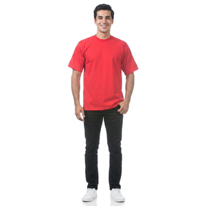 Clothing Manufacturers Custom Front Printing Graphic Streetwear Breathable Short Sleeve Heavy <b>Weight</b> Oversized <b>Blank</b> Men's - Product Image 1