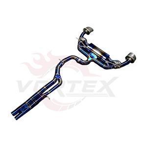 ระบบวาล์วทรอนิกส์ Vortex Pie-Cut Welded Blue Ti สำหรับ Audi RS3 8V Sportback Sedan 2.5L พร้อมช่องระบายไอเสียรูปวงรีขนาดใหญ่คู่ - Product Image 2