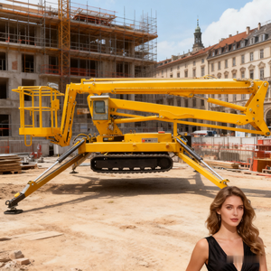 Ascenseur télescopique de boom de 16-60M et ascenseur de boom d'araignée pour la portée et l'accessibilité augmentées - Product Image 3