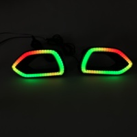 Feux de position séquentiels à LED blancs DRL pour calandre de Charger, série Flow