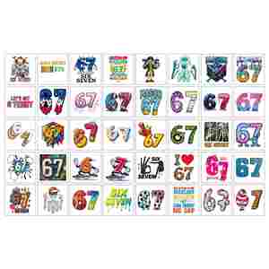 Patriotic Holiday Temporary Tattoo Stickers 4th of July Easy Apply Body Decor for All Ages - Product Image 2