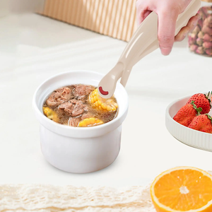 Pinza para platos, pinza antideslizante resistente al calor, agarre reutilizable para cocinar, platos de cocina, microondas, encimera, mesa de comida - Product Image 5