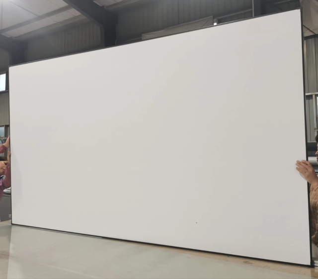 Good Quality 200 Inch 4K PVC Matte White Fixed Frame Projector Screen Wall Mounted Home Cinema 3D Projection Screen 16:9