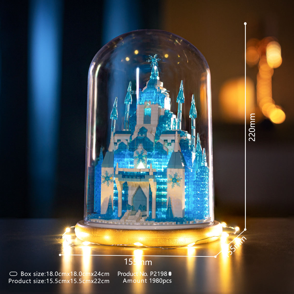 Dream ice castle [dust cover light wooden base]]