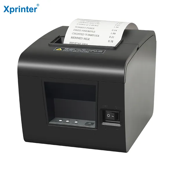 Xprinter XP-S200N S300N 80mm 3 Inch Thermal Receipt POS Printer With USB+Serial+Lan Interface