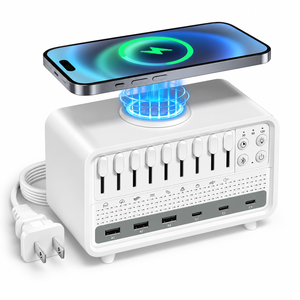 เครื่องเสียงไวท์นอยส์พร้อมที่ชาร์จ PD65W ชาร์จไร้สาย ช่วยการนอนหลับ 8 เสียงธรรมชาติ อุปกรณ์ผ่อนคลาย - Product Image 1