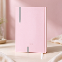 Maßgefertigtes Selbstpflege-Tagebuch für Frauen Hardcover Rosa Motivationsplaner Notizbuch