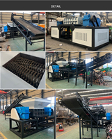 Broyeur à double arbre de haute qualité pour films PE, sacs PP, bouteilles, barils et morceaux – Machine de broyage et de concassage à haute séparation