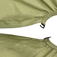 Cape de barbier en polyester et élasthanne de luxe - Anti-statique, col réglable, cape de coiffure plus épaisse pour salon