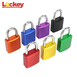 Cadenas personnalisé à anse de 25 mm, cadenas de sécurité en aluminium massif coloré - Product Image 3