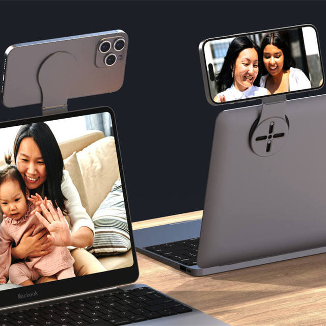 Pocket Size Foldable Magnetic Phone Holder Aluminum Alloy Luxury Design Multi-Brand Compatible