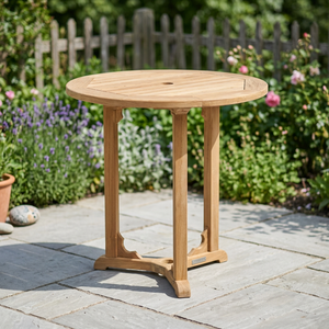 Table à manger en bois massif, design rustique moderne, finition naturelle, pieds en bois massif, capacité de 2 personnes, meubles de salle à manger et de cuisine - Product Image 3