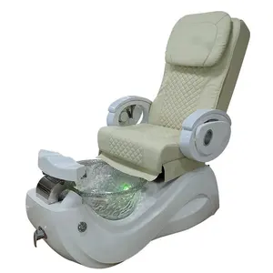 High quality Luxury Morden design foot manicure spa massage white black foot spa pedicure chair for Beauty salon Nail