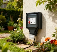 Prise murale électrique industrielle étanche IP66 de marque IGERCN, 1 gang, 240V/13A, en cuivre, pour extérieur, modèle IG86LP-S