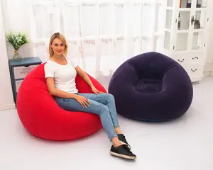 Groothandel Op Maat Opblaasbare Stoel Hot Selling Ball Vorm Opblaasbare Easy Time Air Sofa Luie Bank Voor Volwassenen