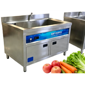 대용량 야채 세척기 (식당, 호텔용) 초음파 싱크대형 효율적인 버블 세척 - Product Image 2