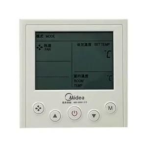 Originele Midea Slimme Centrale Airconditioning Display Scherm KJRP-86AD Ventilator Coil Elektronische Thermostaat Draad Controller Te Koop