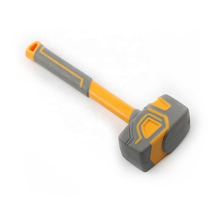 Martillo Elástico Cuadrado con Mango de Fibra de Vidrio Suave de una Pieza, Martillo de Goma Ecológico para Instalación de Baldosas Cerámicas en Pisos - Product Image 6